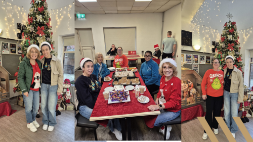 3Q Recrutiment team doing Socks chocs and a surprise with our clients, a CSR initiative