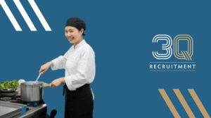 Hospital chef preparing nutritious meals in a healthcare catering kitchen in Westmeath