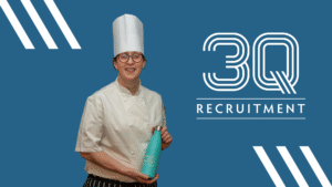 Hospital Chef working in a Dublin 2 healthcare kitchen supplied by 3Q Recruitment