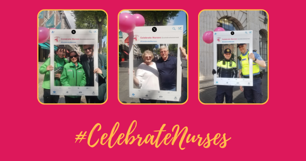 Nurse working in an Irish healthcare setting, supported by 3Q Recruitment as part of the #CelebrateNurses campaign.
