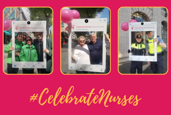 Nurse working in an Irish healthcare setting, supported by 3Q Recruitment as part of the #CelebrateNurses campaign.