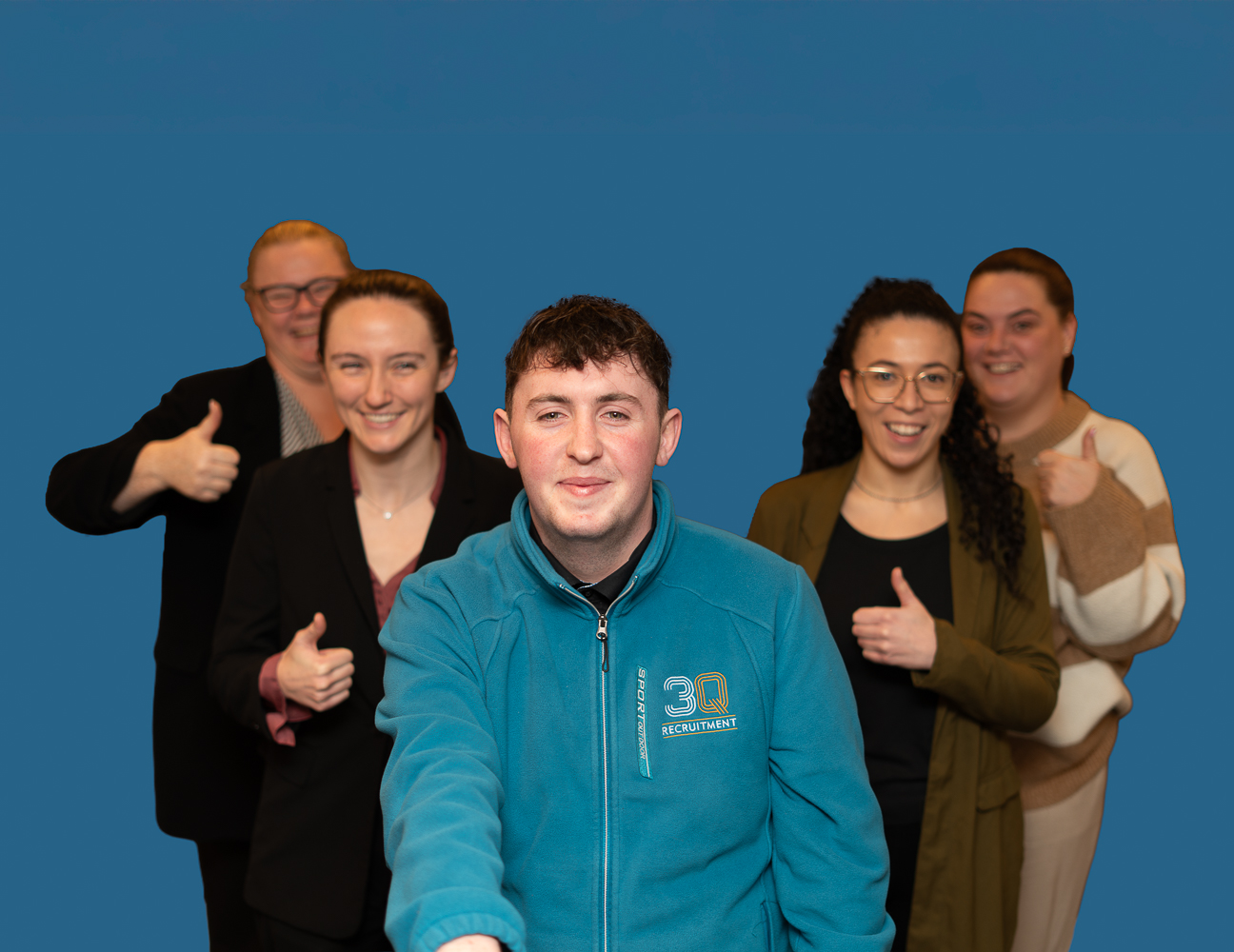 3Q Recruitment Temp with team behind EMPLOYER TESTIMONIALS 3RD PIC - 3Q Recruitment