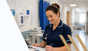 Nurse Careers Ireland healthcare professionals working together in a modern hospital