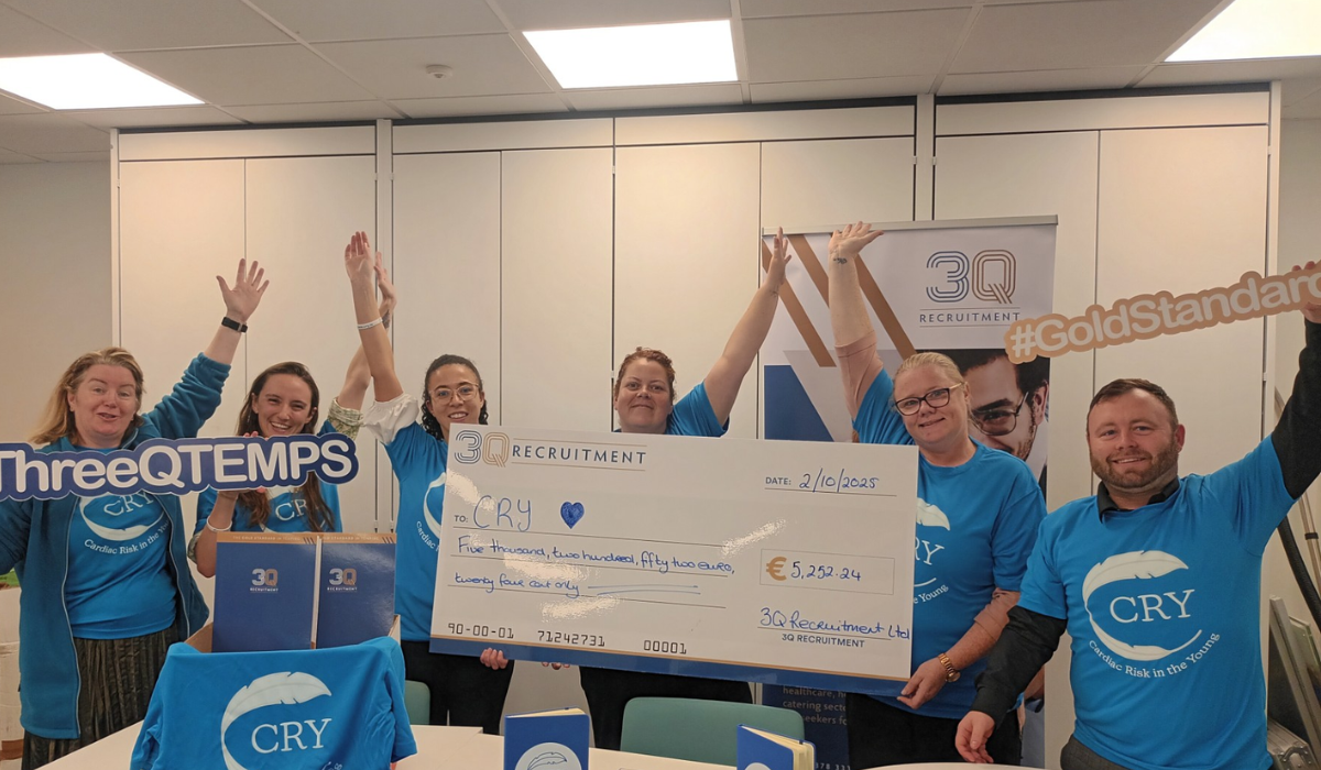 3Q Recruitment Spare an Hour charity fundraising campaign